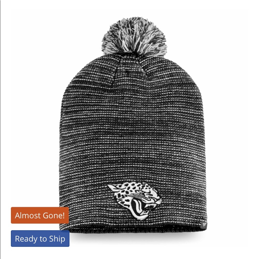 New - Jacksonville Jaguars Pom Pom beanie hat adult size
